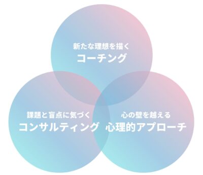 ３つの手法の図解