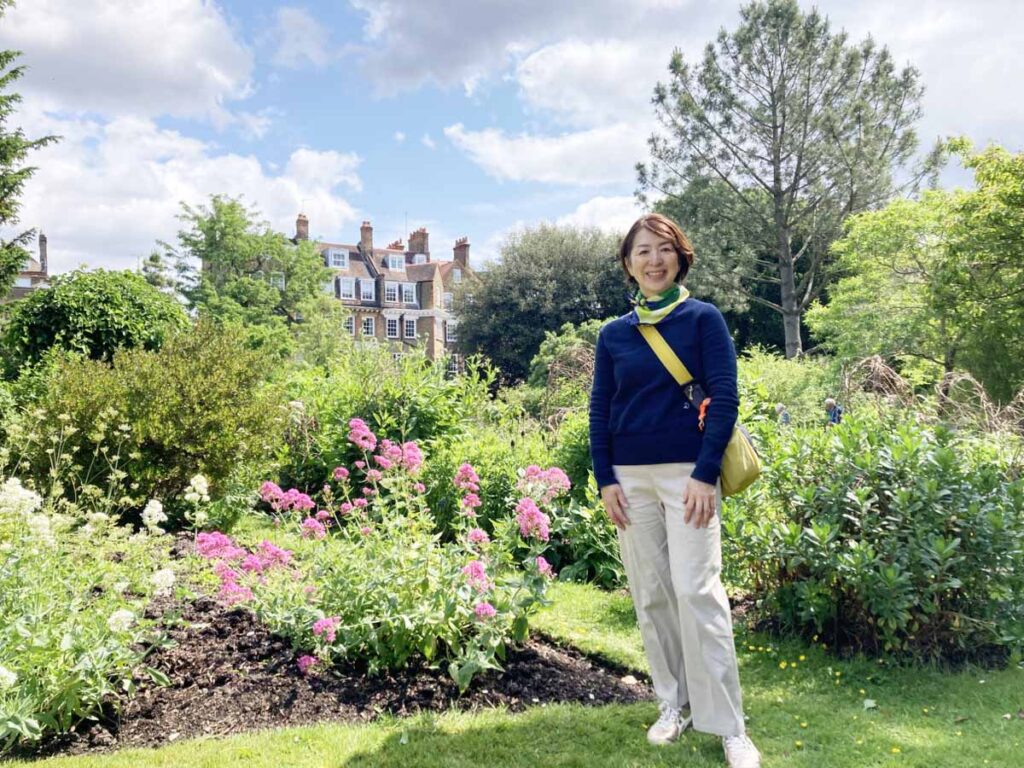 ロンドン視察旅に出る上田香織さん